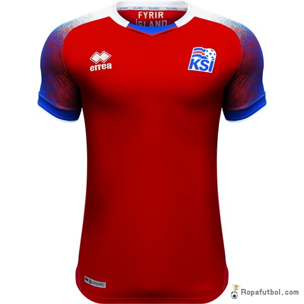 Camiseta Islandia Replica Tercera 2018 Rojo